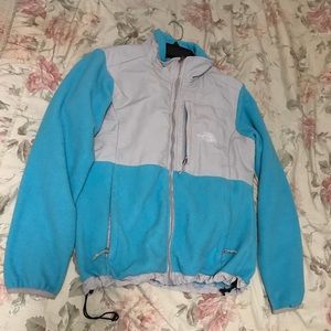 North face light blue